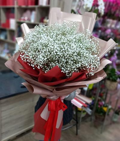 Букет цветов из: Гипсофила в Дубровицы