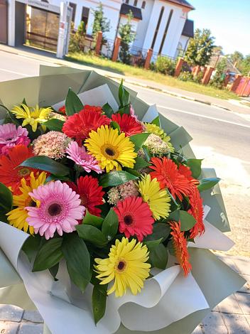 Букет цветов из: Герберы в Дубровицы